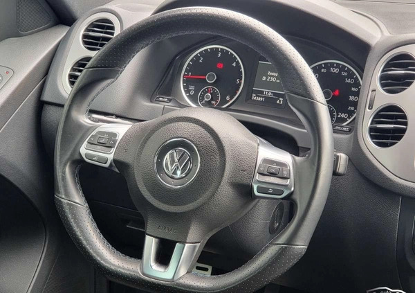 Volkswagen Tiguan cena 63900 przebieg: 143891, rok produkcji 2014 z Oborniki małe 562